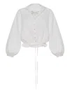 Cara Cara Hutton Blouse In White