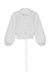 Cara Cara Hutton Blouse In White