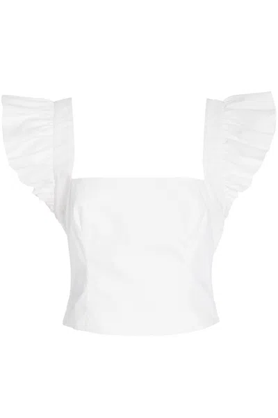 Cara Cara Hyannis Top In White