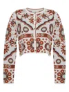 Cara Cara Ila Floral-pattern Button Cardigan In Multi