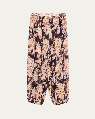 Cara Cara Jenna Printed Silk Harem Pants
