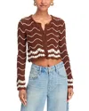 Cara Cara Jolene Cardigan In Brown