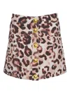 Cara Cara Juniper Mini Skirt In Brown