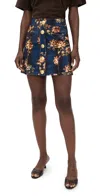 Cara Cara Juniper Skirt Amour Flora Navy In Multi