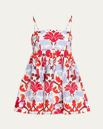 Cara Cara Leo Mini Dress In Blue