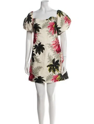 Pre-owned Cara Cara Linen Mini Dress W/ Tags In Neutrals