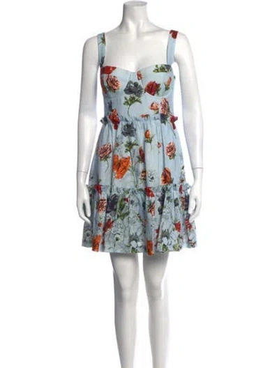 Pre-owned Cara Cara Linen Mini Dress In White