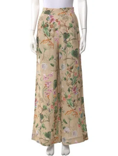 Pre-owned Cara Cara Linen Wide Leg Pants In Neutral