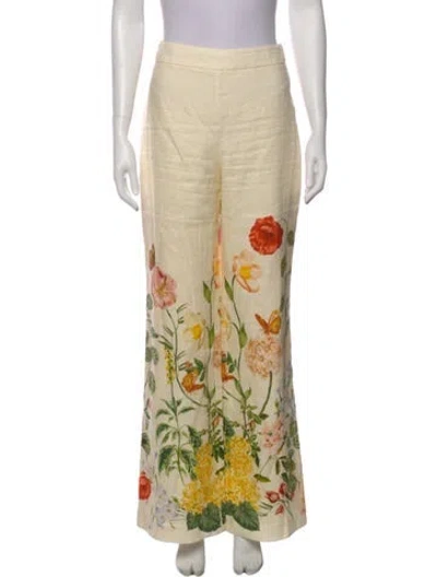 Pre-owned Cara Cara Linen Wide Leg Pants In Neutral