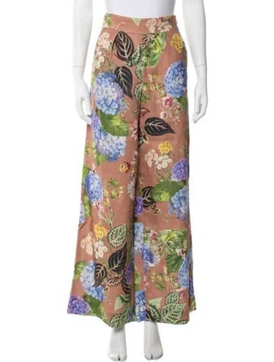 Pre-owned Cara Cara Linen Wide Leg Pants W/ Tags In Neutral