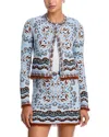 Cara Cara Livi Knit Jacket In Blue