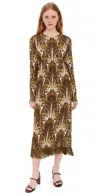 Cara Cara Liza Dress Fontaine Olive In Brown