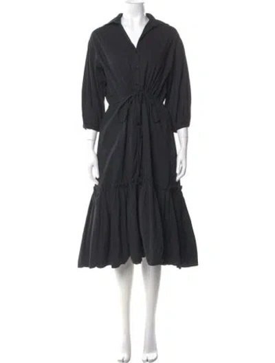 Pre-owned Cara Cara Long Dress In Black