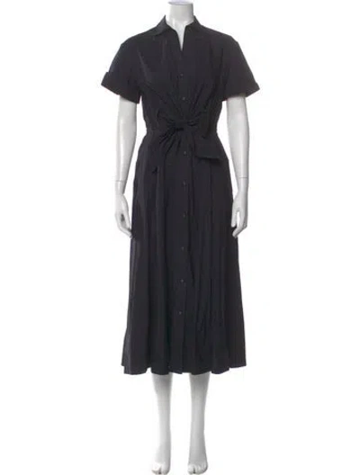 Pre-owned Cara Cara Long Dress In Gray