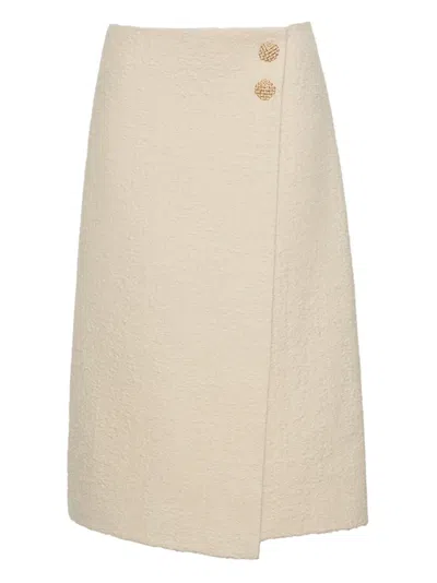 Cara Cara Luca A-line Skirt In Neutral