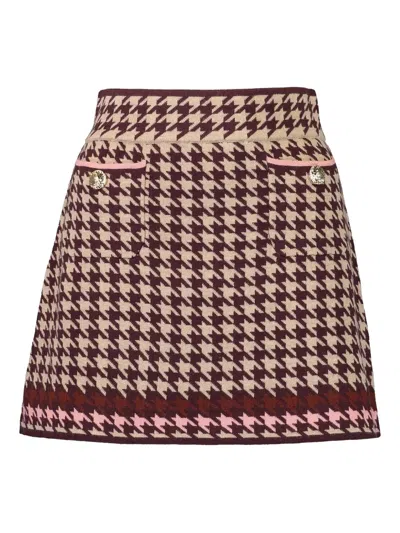Cara Cara Lynne Mini Skirt In Multi
