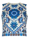 Cara Cara Mackenzie Floral-print Sleeveless Top In Multi