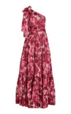 CARA CARA MATTERA PRINTED COTTON MAXI DRESS