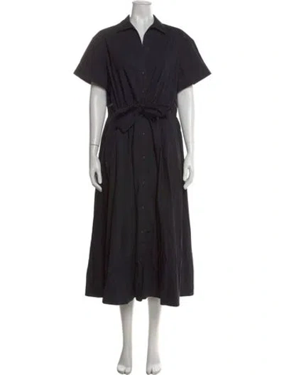 Pre-owned Cara Cara Midi Length Dress In Black
