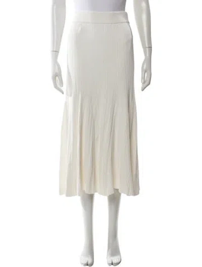 Pre-owned Cara Cara Midi Length Skirt In Neutral