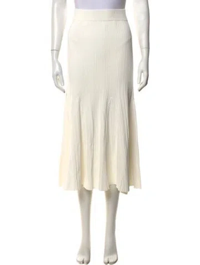 Pre-owned Cara Cara Midi Length Skirt In Neutrals