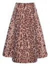 Cara Cara Mimosa Leopard-print Skirt In Animal Print