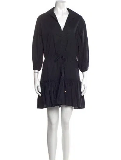 Pre-owned Cara Cara Mini Dress In Blue