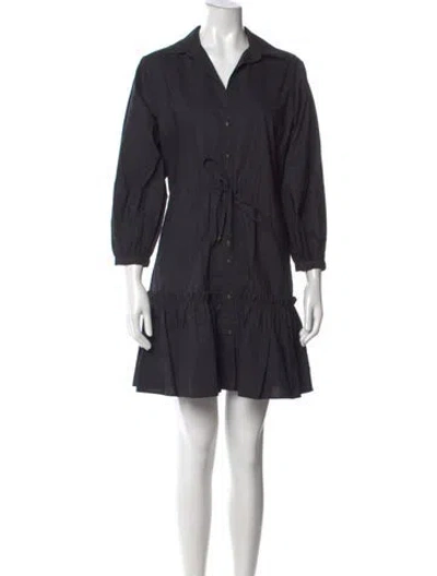 Pre-owned Cara Cara Mini Dress In Blue