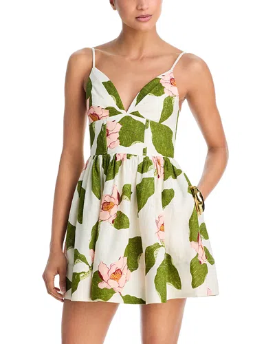 Cara Cara Miro Floral-print Mini Dress In Multi