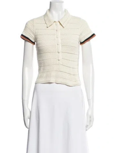 Pre-owned Cara Cara Mock Neck Sweater In Multi