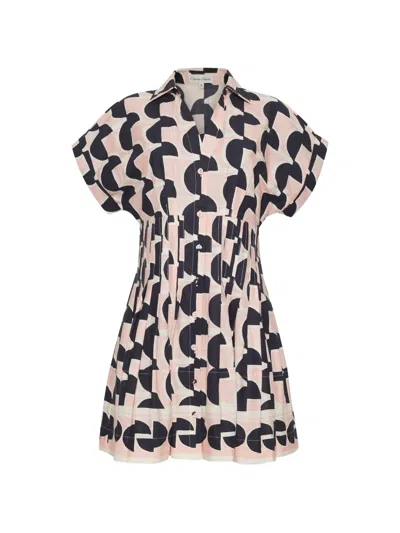 Cara Cara Nash Geometric-print Mini Dress In Multi