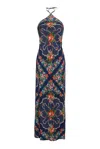 Cara Cara New York Andes Dress In Gemma Scarf Navy