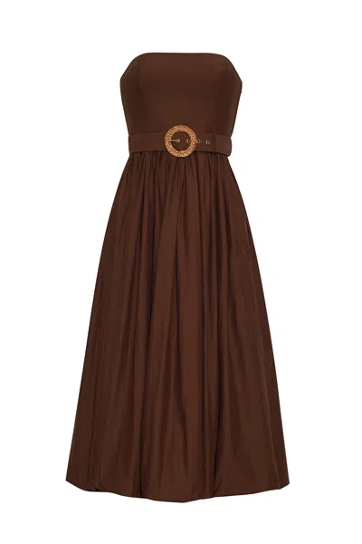 Cara Cara New York Anisha Dress In Brown