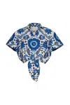 Cara Cara New York Asbury Top In Mystic Blue