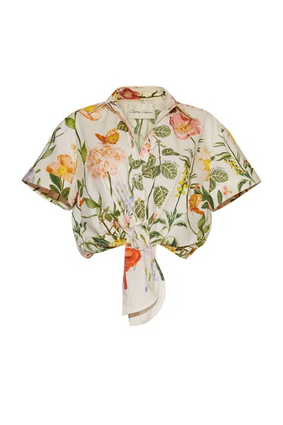 Cara Cara New York Asbury Top In Nectar Egret