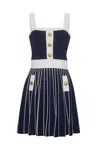 Cara Cara New York Aurora Mini In Navy Ivory