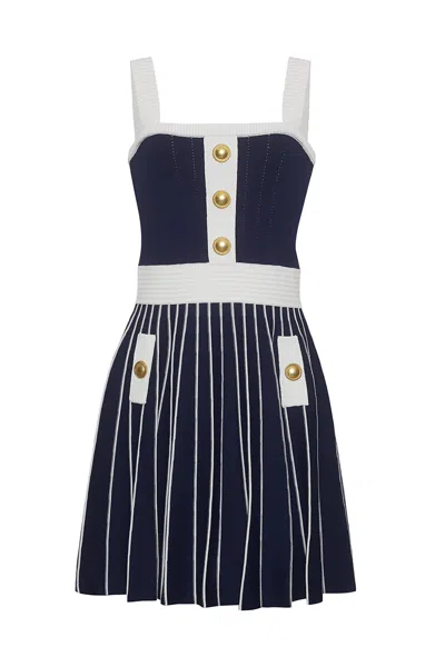 Cara Cara New York Aurora Mini In Navy Ivory