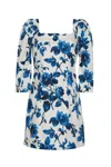 Cara Cara New York Belinda Dress In Altha Flora Stone