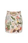 Cara Cara New York Blaze Mini Skirt In Nectar Egret