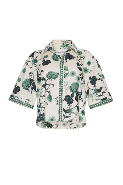 Cara Cara New York Calvia Shirt In Willa Egret
