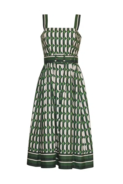 Cara Cara New York Candace Dress In Le Tile Green