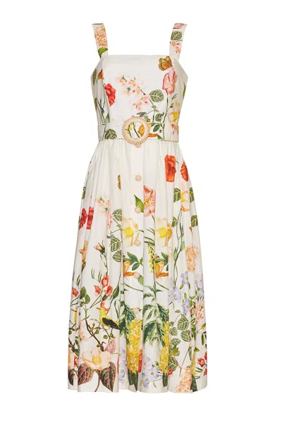 Cara Cara New York Candace Dress In Nectar Egret