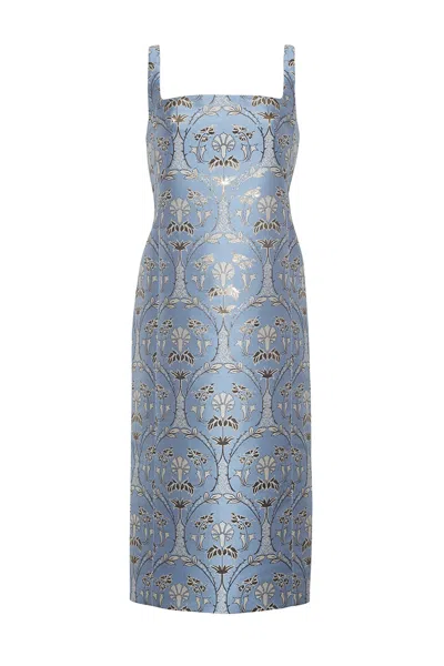 Cara Cara New York Carlie Dress In Arcada Light Blue