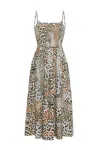 Cara Cara New York Carmen Dress In Cheetah Natural