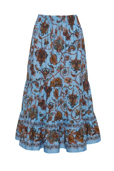 Cara Cara New York Chase Skirt In Marcel Blue