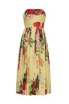 Cara Cara New York Daria Dress In Le Rose Yellow