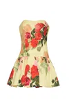 Cara Cara New York Elena Dress In Le Rose Yellow