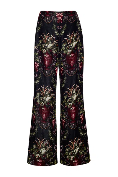Cara Cara New York Firenze Pant In Black Fleur