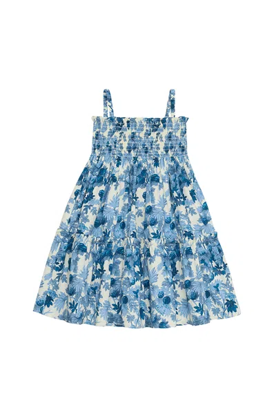 Cara Cara New York Goldie Dress In Berries Egret