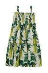 Cara Cara New York Goldie Dress In Sweet Pea Egret